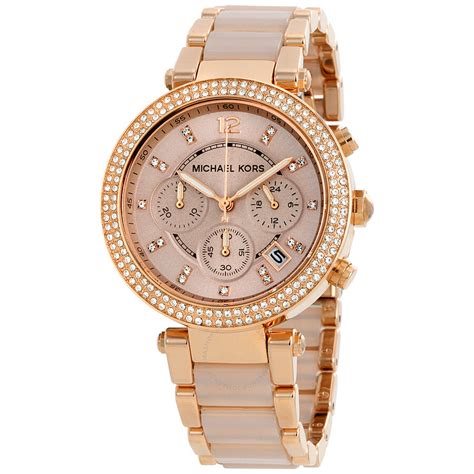 michael kors parker mk5896 wrist watch for women|Michael Kors parker rose gold.